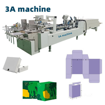 Elektrisch angetriebene CQT 800 Flexo Folder Gluer Gerade Linie Falten für die Fertigungsanlage