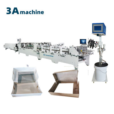Einfache Bedienung CQT-1300 Ordnerklebmaschine für 4-Eck-Box und 6-Eck-Papierbox