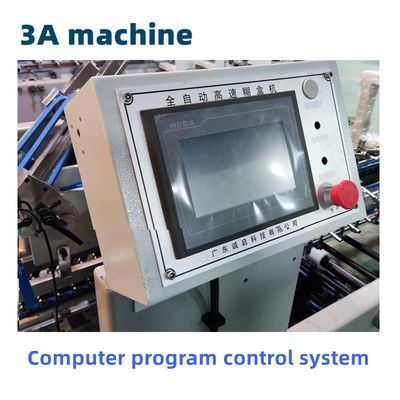 Hoch automatisierte CQT-650 Seitenklebkarton-Falt- und Klebmaschine für schnelle Produktion