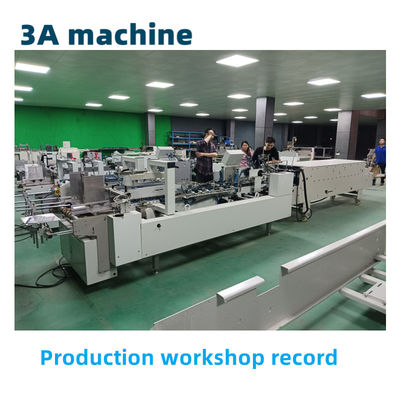 Automatische Aluminiumfolie und Zinnfolie Verpackungskiste Klebmaschine CQT-800
