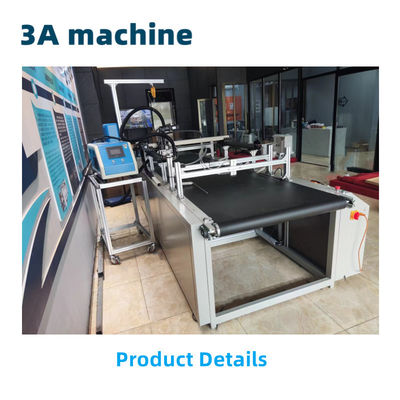 800*600mm Kleberbereich Größe Hot Melt Adhesive Sprühen Maschine für Box Falten und Kleben