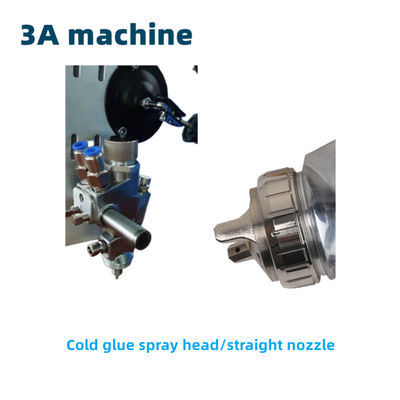 800*600mm Kleberbereich Größe Hot Melt Adhesive Sprühen Maschine für Box Falten und Kleben