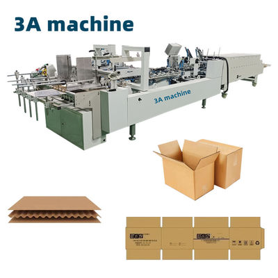PLC-gesteuerte CQT-800WK-1 Wellpappenbox-Folder-Gluermaschine für Kartonverpackungen