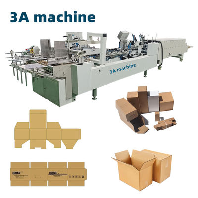 CQT-800 WK-2 Kleine Kartonbox Klappklebermaschine für E-Flute Wellpapier