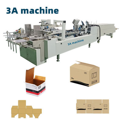 Erweiterte CQT-800WK-2 Wellpappenbox-Folder-Klebmaschine für Kartonboxen