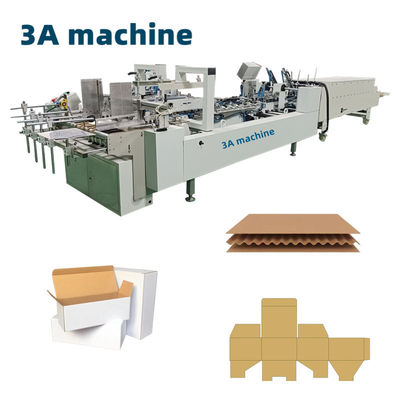 Automatische Pneumatische CQT-800WK-2 Wellpapierbox-Folder-Klebmaschine für Kartons