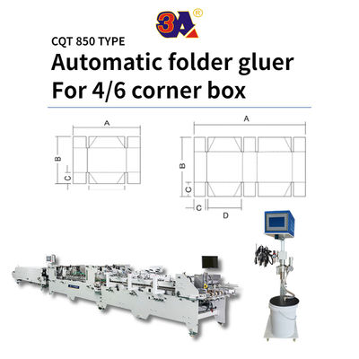 Verpackungsmaschine für Walzkarton Kartonbox CQT-800A Papier 200g-650g