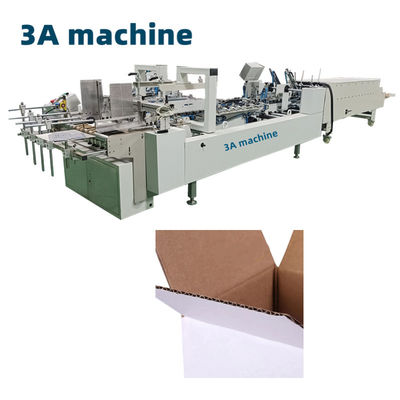 Pneumatisch angetriebene CQT-1300WK-2 Wellpapierbox-Folder-Kleber für einfache Bedienung