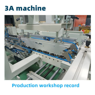 Pneumatisch angetriebene CQT-1300WK-2 Wellpapierbox-Folder-Kleber für einfache Bedienung