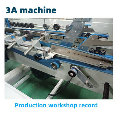 Pneumatisch angetriebene CQT-1300WK-2 Wellpapierbox-Folder-Kleber für einfache Bedienung