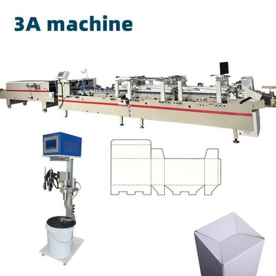 Advanced CQT-900 Folder Gluer Machine für das automatische Falten und Kleben von Pappe