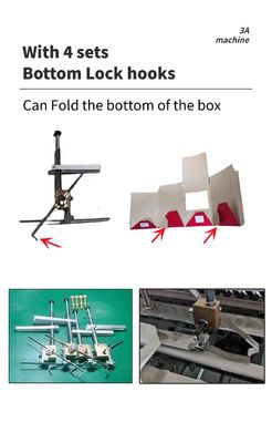 Advanced CQT-900 Folder Gluer Machine für das automatische Falten und Kleben von Pappe